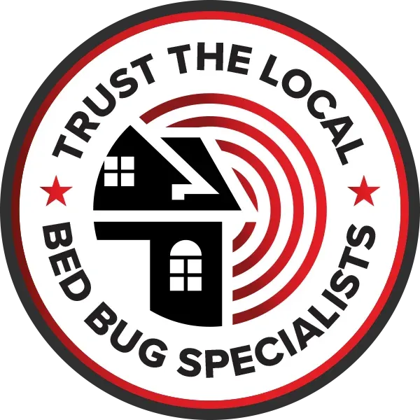 trust your local bed bug specialists badge